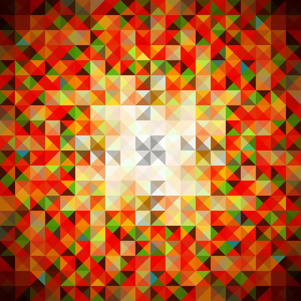 Retro abstracte naadloze patroon met driehoeken — Stockvector