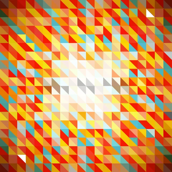 Retro abstract seamless pattern with triangles — Stock Vector