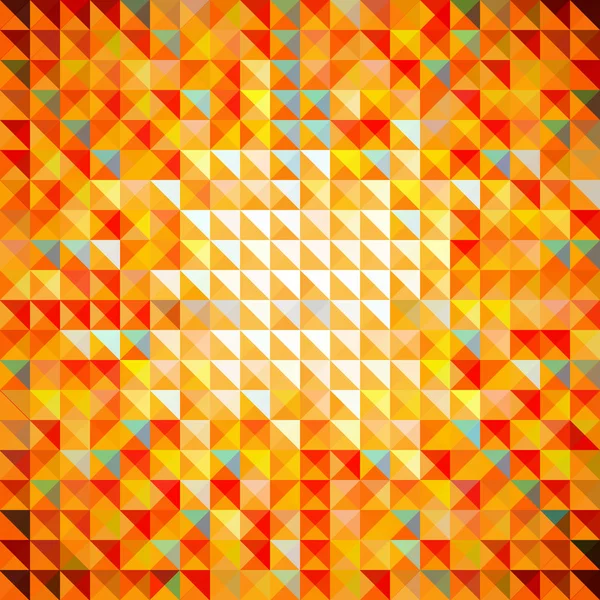 Patrón retro abstracto sin costura con triángulos — Vector de stock
