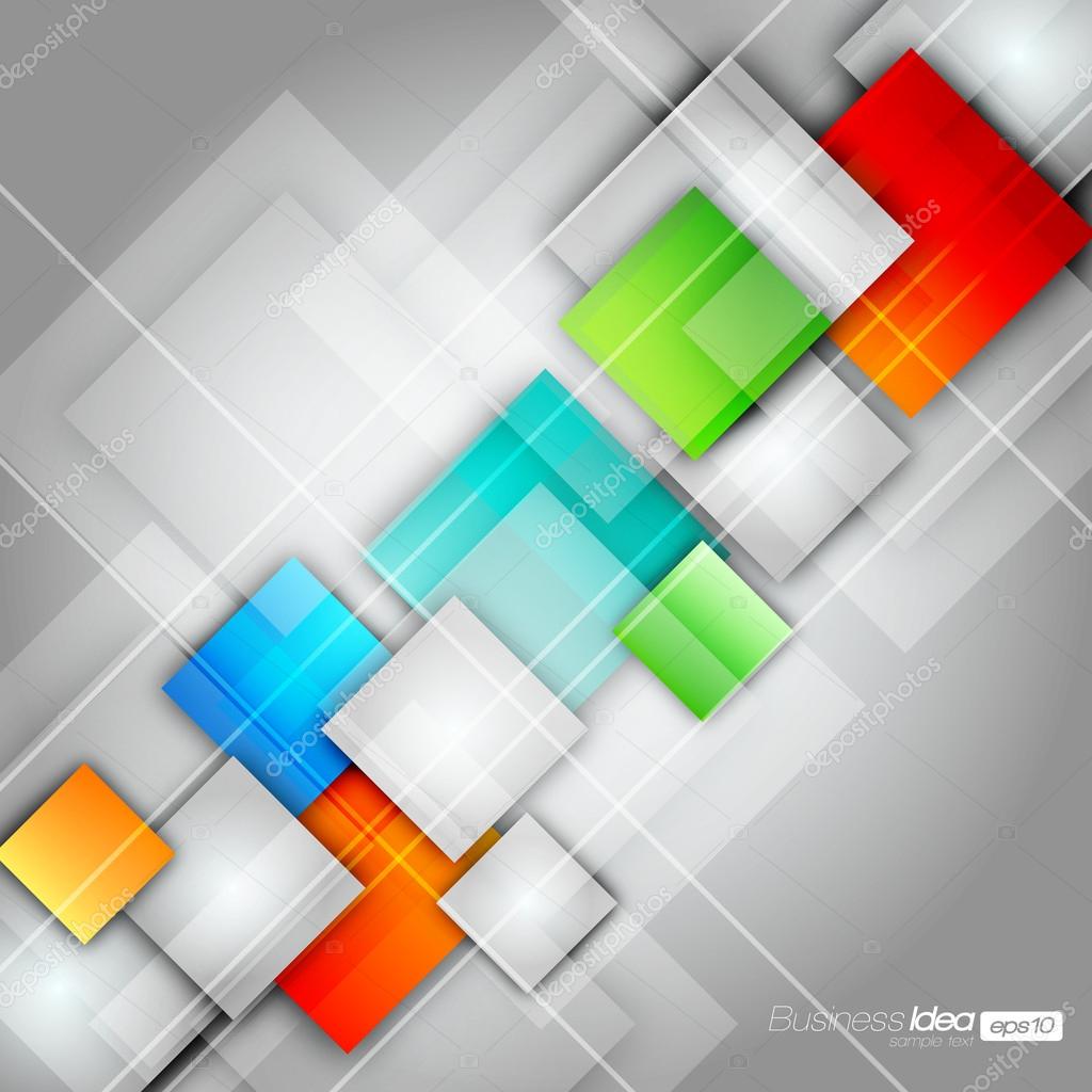 Colorful Square Blank Background