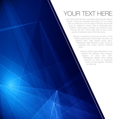 geometrik arka plan metni