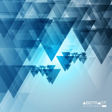 soyut üçgen arka plan