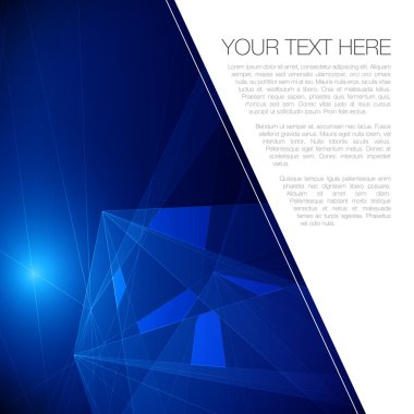 geometrik arka plan metni