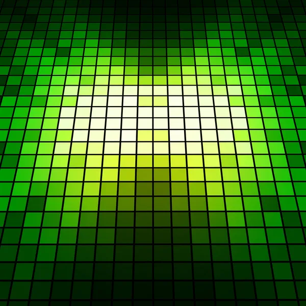 Verde Perspectiva mosaico Vector Fondo — Vector de stock