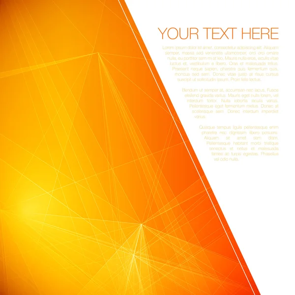 Abstracte geometrische achtergrond voor uw tekst — Stockvector