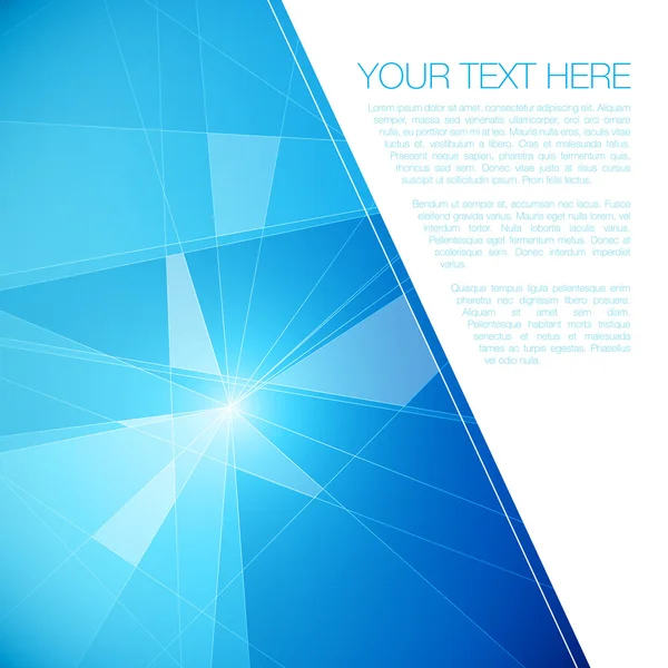 Abstrakter geometrischer Hintergrund für Ihren Text — Stockvektor