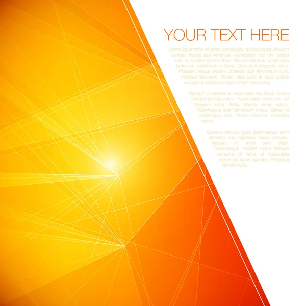 Abstracte geometrische achtergrond voor uw tekst — Stockvector