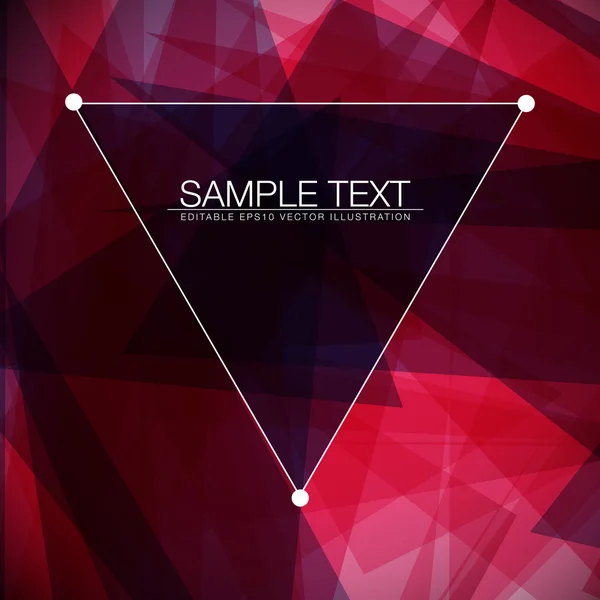 Triangle Abstract Lines Background — Stock Vector