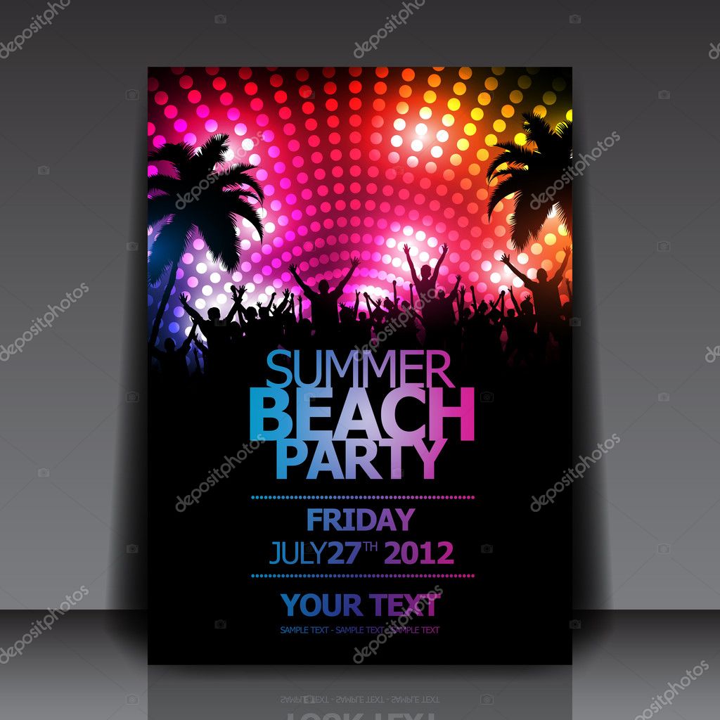 party flyer stock vector hunthomas 20991723