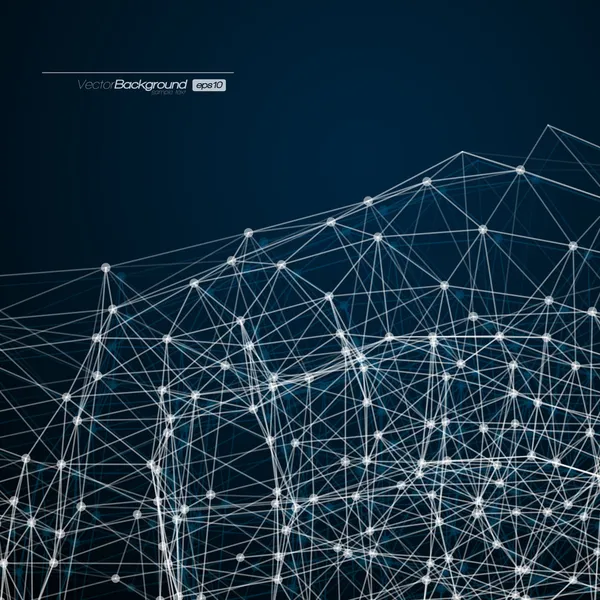 Sfondo linee moderne in bianco e nero. Illustrazione vettoriale — Vettoriale Stock