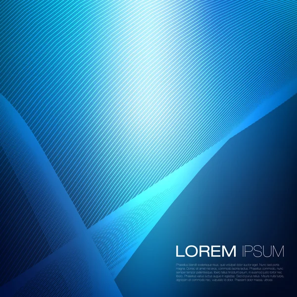 Futuristic Abstract Blue Modern Network Background. Vector Illustration — Stock Vector