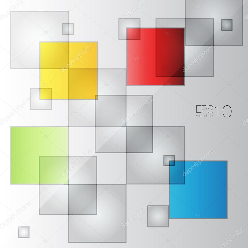 Abstract Squares Vector Background