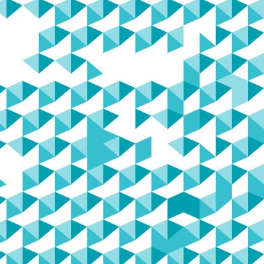 Mavi mozaik vektör arka plan