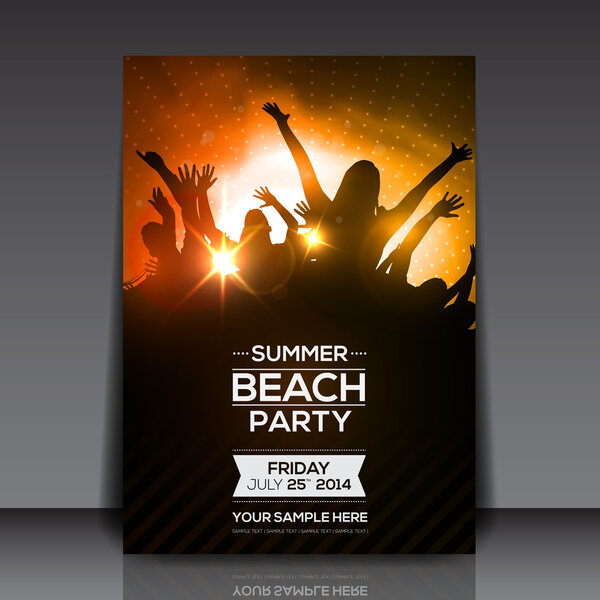 Summer Beach Party Flyer