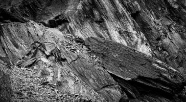 bir şist siyah beyaz arkaplan ve dokuyu kaynatır