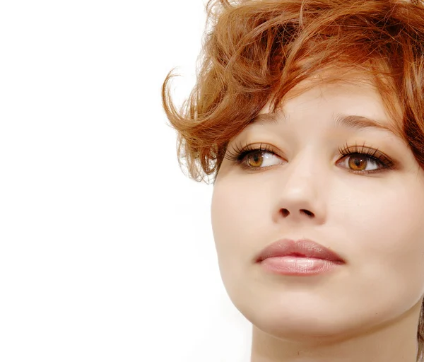 Portrait de fille aux cheveux rouges — Photo