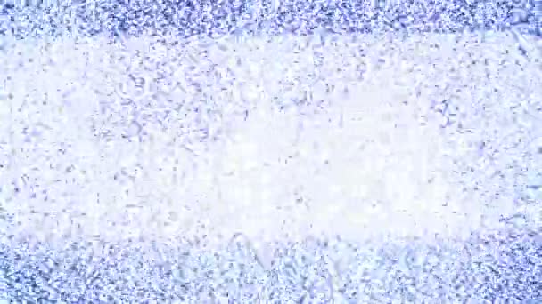 Телевизионный шум — стоковое видео