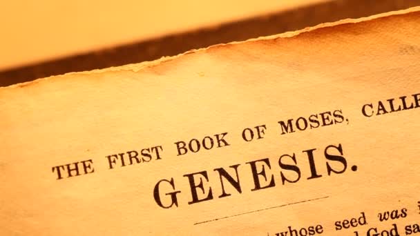 Gros plan des pages de la Sainte Bible 