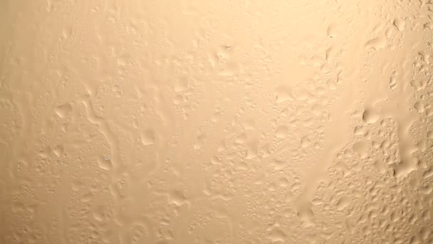 Rain running down window — Stock Video