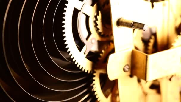 Clock mechanism — Stock Video