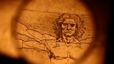 1492 gelen leonardo da Vinci'nin Vitruvius Adamı fotoğrafı