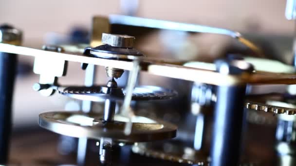 Clock mechanism — Stock Video