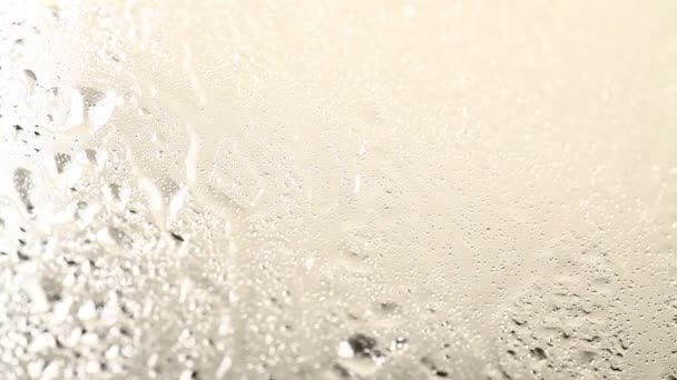 ウィンドウを下の雨の滴 — ストック動画