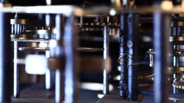 Clock Mechanism — Stock Video