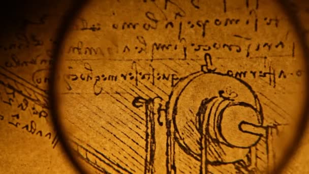 Leonardo da Vinci Engineering — Stockvideo