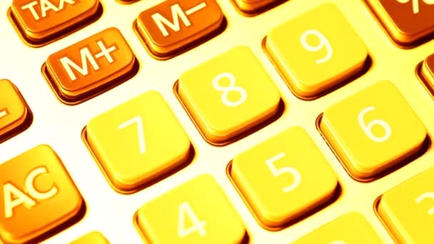 Calculadora — Vídeo de Stock