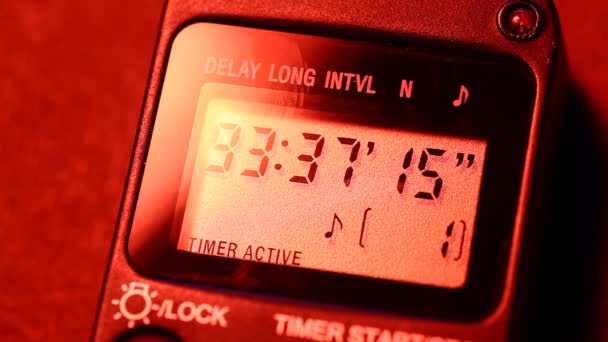 Digital clock — Stock Video