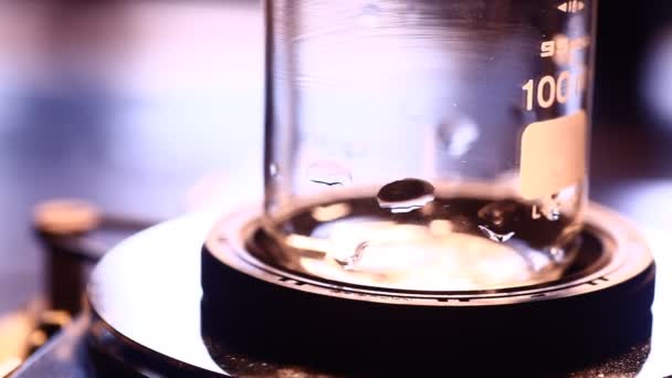 Lab test beaker — Stock Video