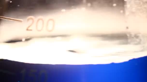 实验室测试烧杯 — 图库视频影像