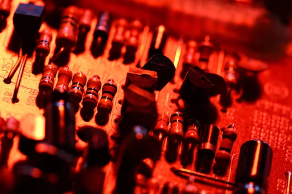 Számítógép microscheme — Stock Fotó