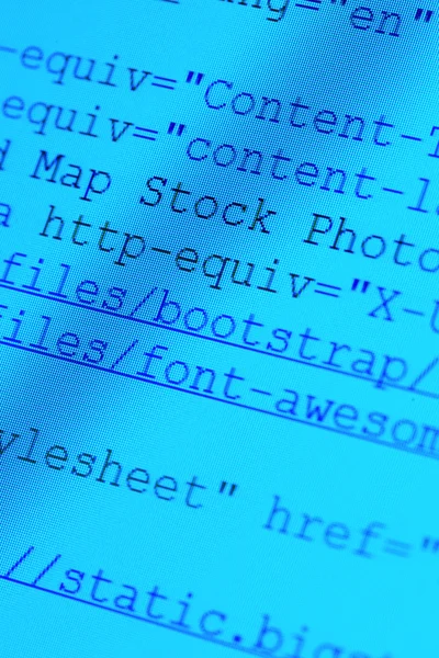Códigos HTML — Foto de Stock