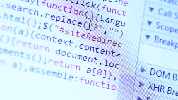 HTML codes — Stock Video