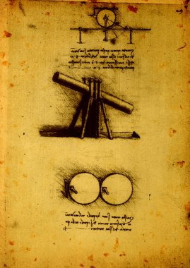 eski mühendislik çizimi