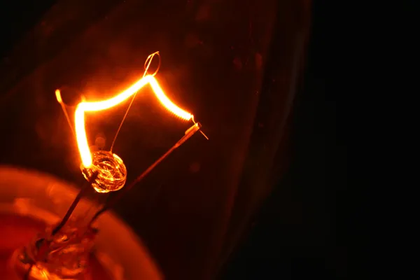 Volfram lampa — Stockfoto