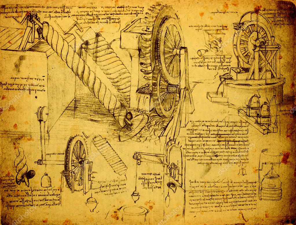 Old Engineering drawing — Stock Photo © janaka 40510017