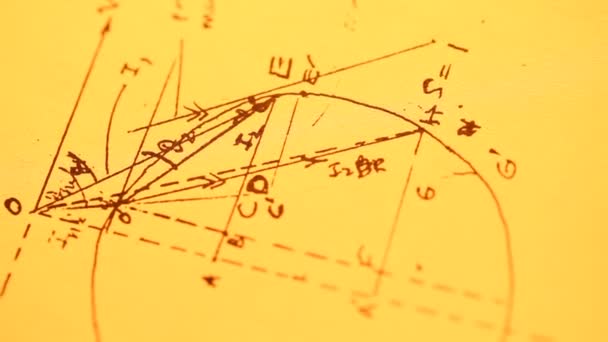 Matematické pozadí — Stock video