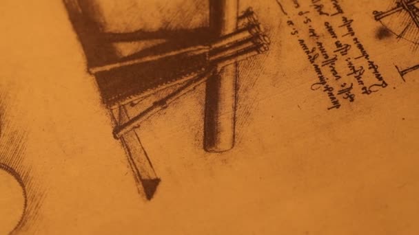 Ancien dessin d'ingénierie 