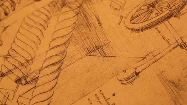 Ancien dessin d'ingénierie 