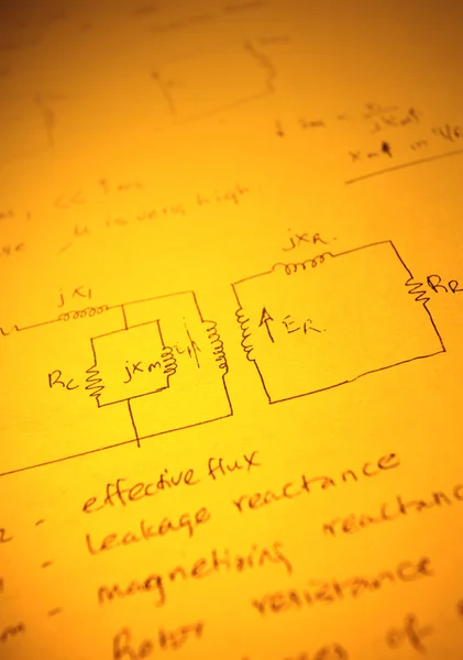 Mathematischer Text — Stockfoto