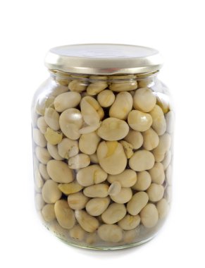 Bean şişelenmiş korur