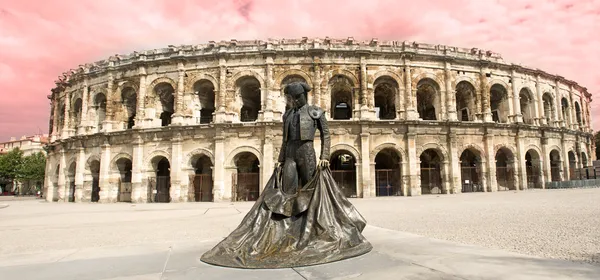 Nimes de amfi tiyatro — Stok fotoğraf