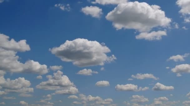 Hd 1080p Time Lapse Clouds Over Blue Sky Captured With 12mpix Dslr