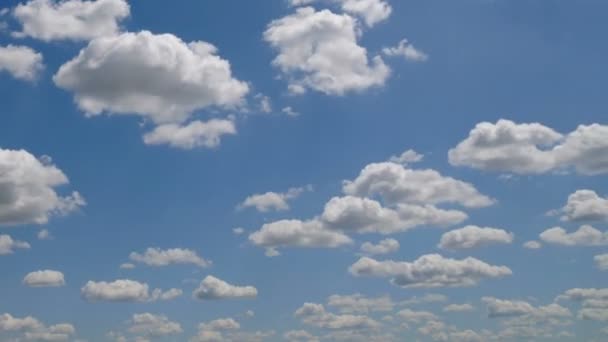 Hd 1080p Time Lapse Clouds Over Blue Sky Captured With 12mpix Dslr