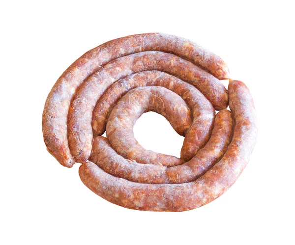 Frozen sausages circle — Stock Photo, Image