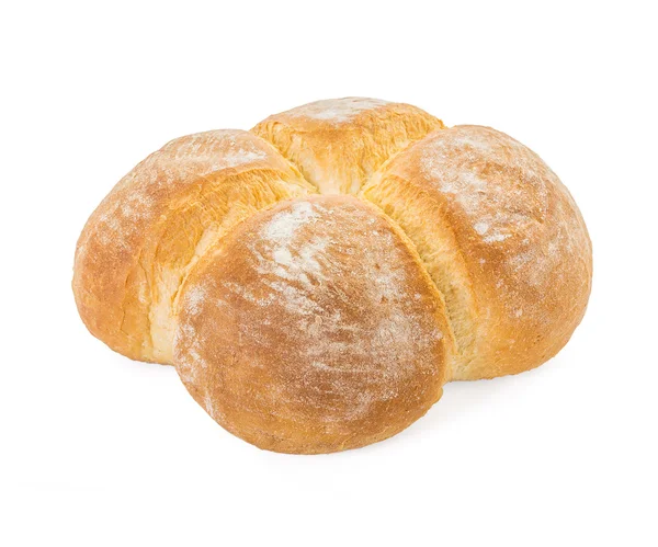 Vier Brötchen Brot Nahaufnahme — Stockfoto