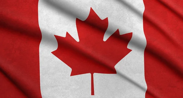 Maple leaf bayrağı — Stok fotoğraf